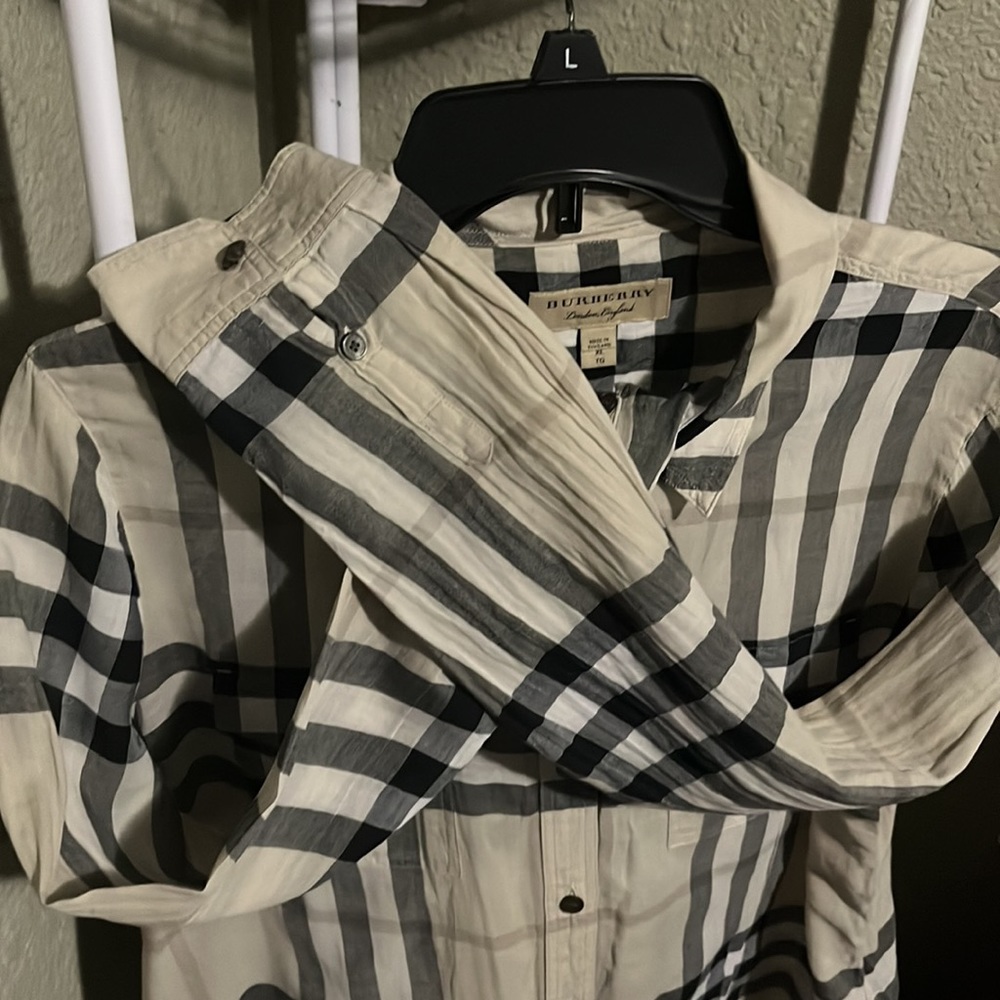 Burberry Button Up - image 5